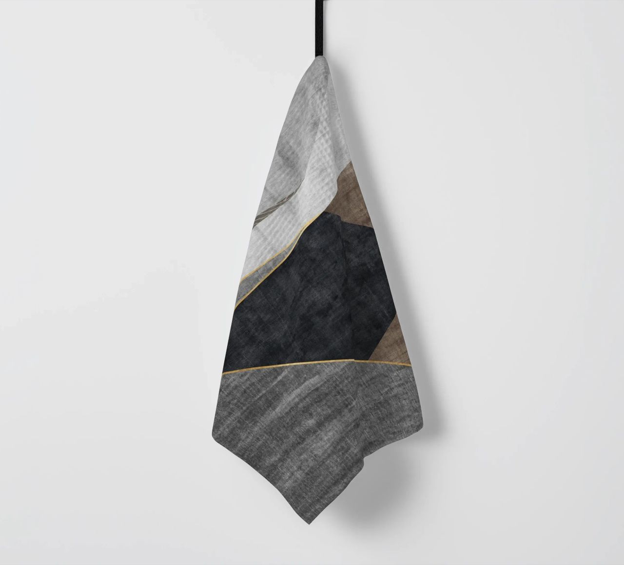 abstract geometric squares x canovaccio da cucina da vintageshop