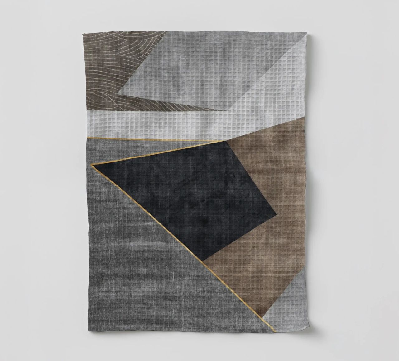 abstract geometric squares x canovaccio da cucina da vintageshop