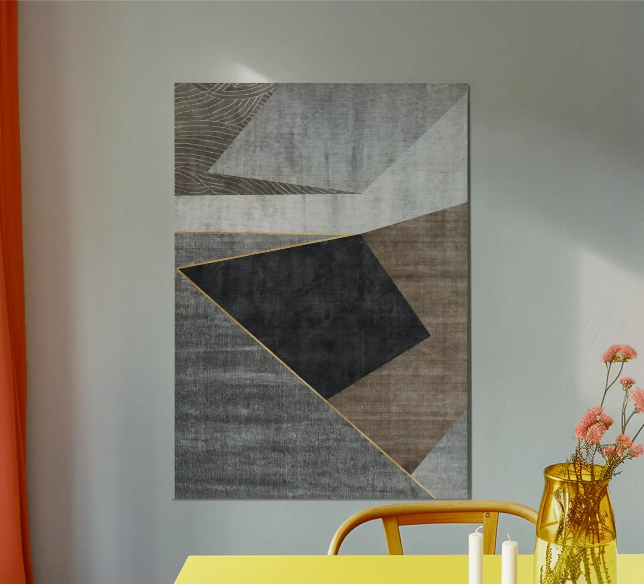 abstract geometric squares x pannello forex da vintageshop