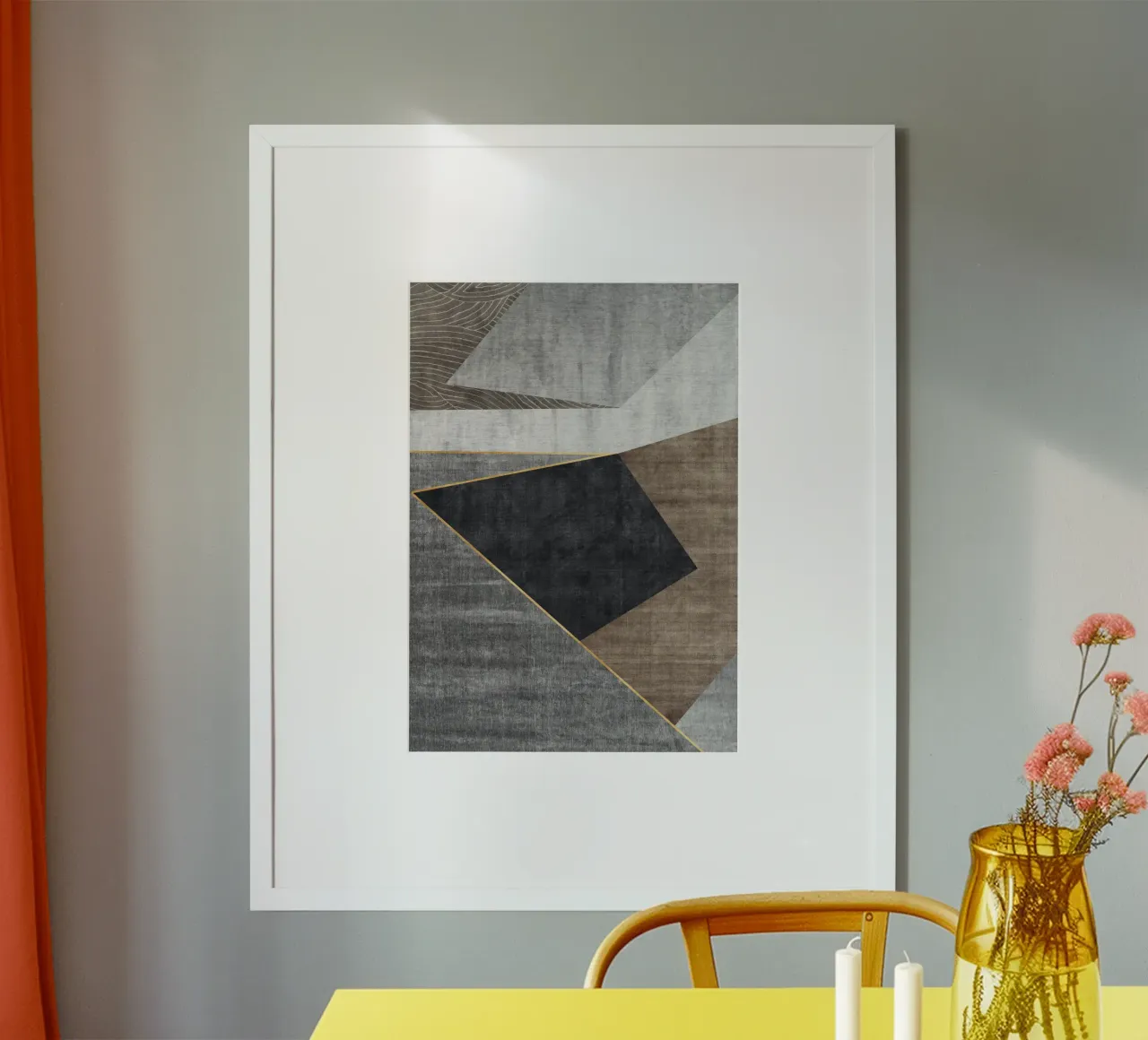 abstract geometric squares x carta hahnemühle da vintageshop