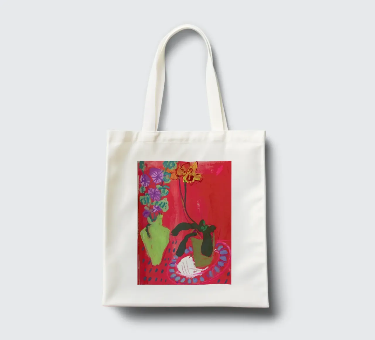 Red Sketchbook Page borsa in juta da Sonia Brittain