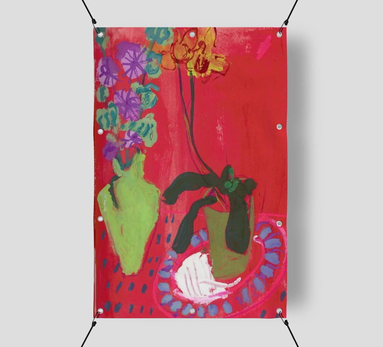 Red Sketchbook Page telo in pvc da Sonia Brittain