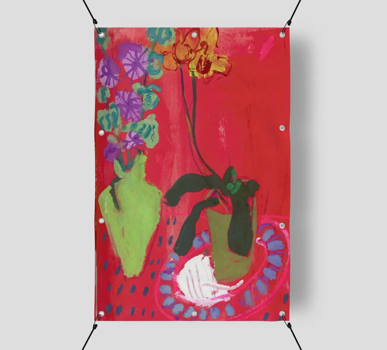 Red Sketchbook Page telo in pvc da Sonia Brittain