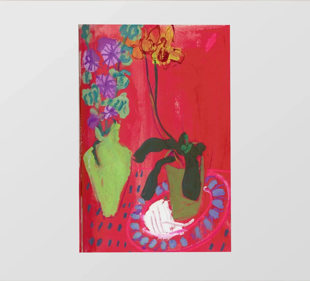 Red Sketchbook Page telo in pvc da Sonia Brittain