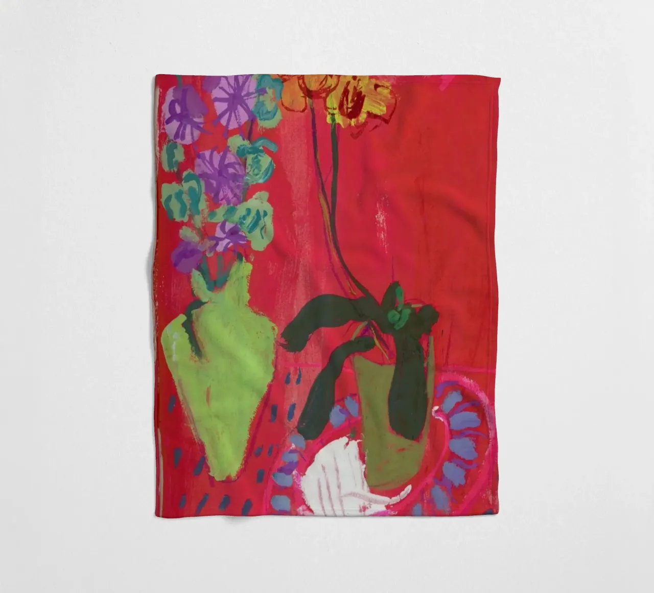 Red Sketchbook Page coperta in pile da Sonia Brittain