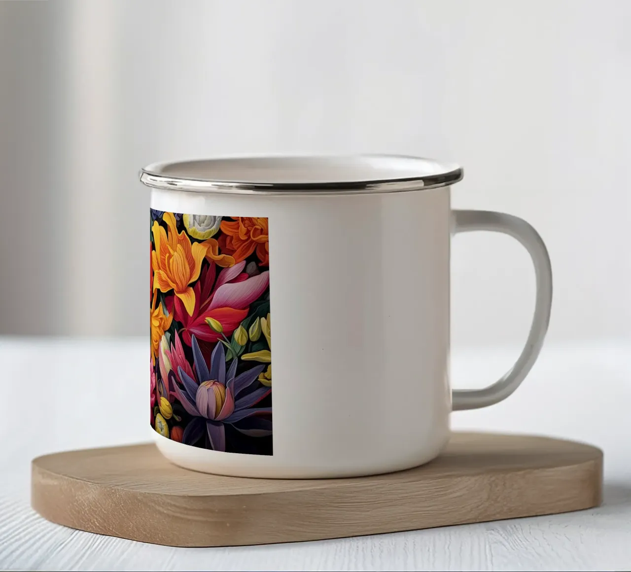 Arte da parete di Imagine tazza in smalto da Imagine