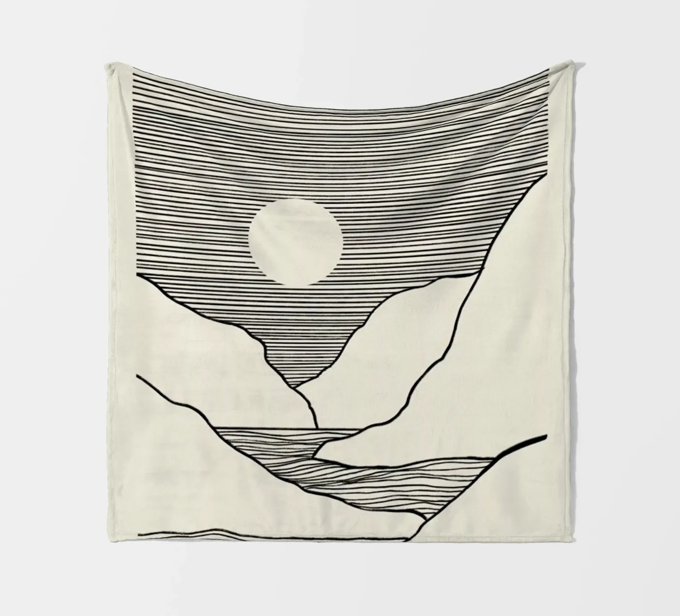 Mountain River Fleecedecke von Graphite