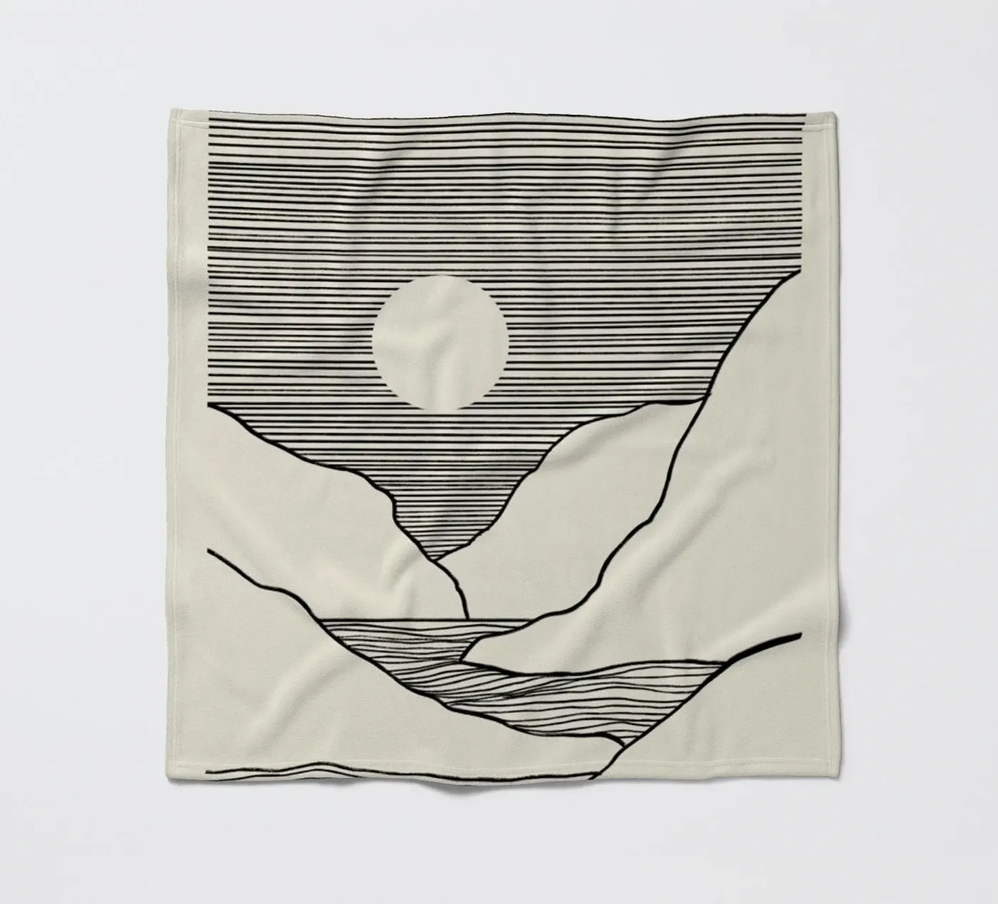 Mountain River Fleecedecke von Graphite