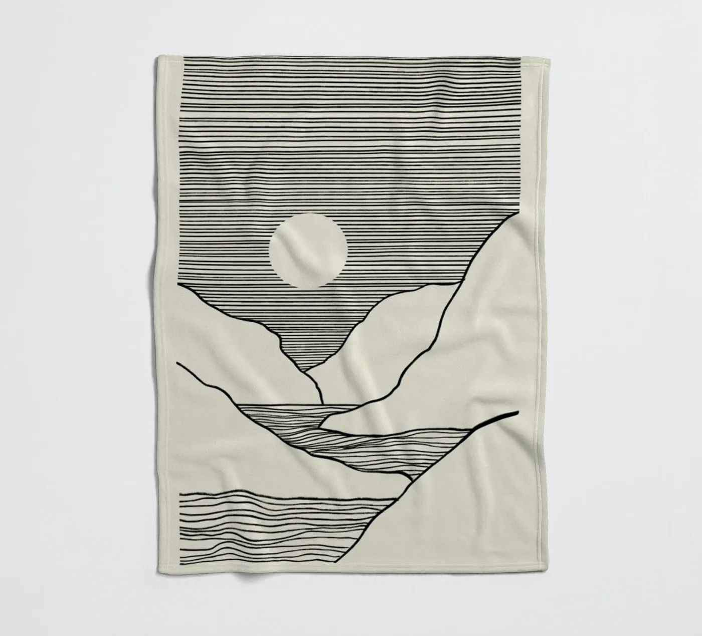 Mountain River Fleecedecke von Graphite