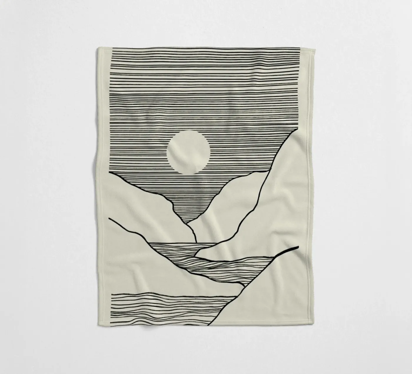 Mountain River Fleecedecke von Graphite