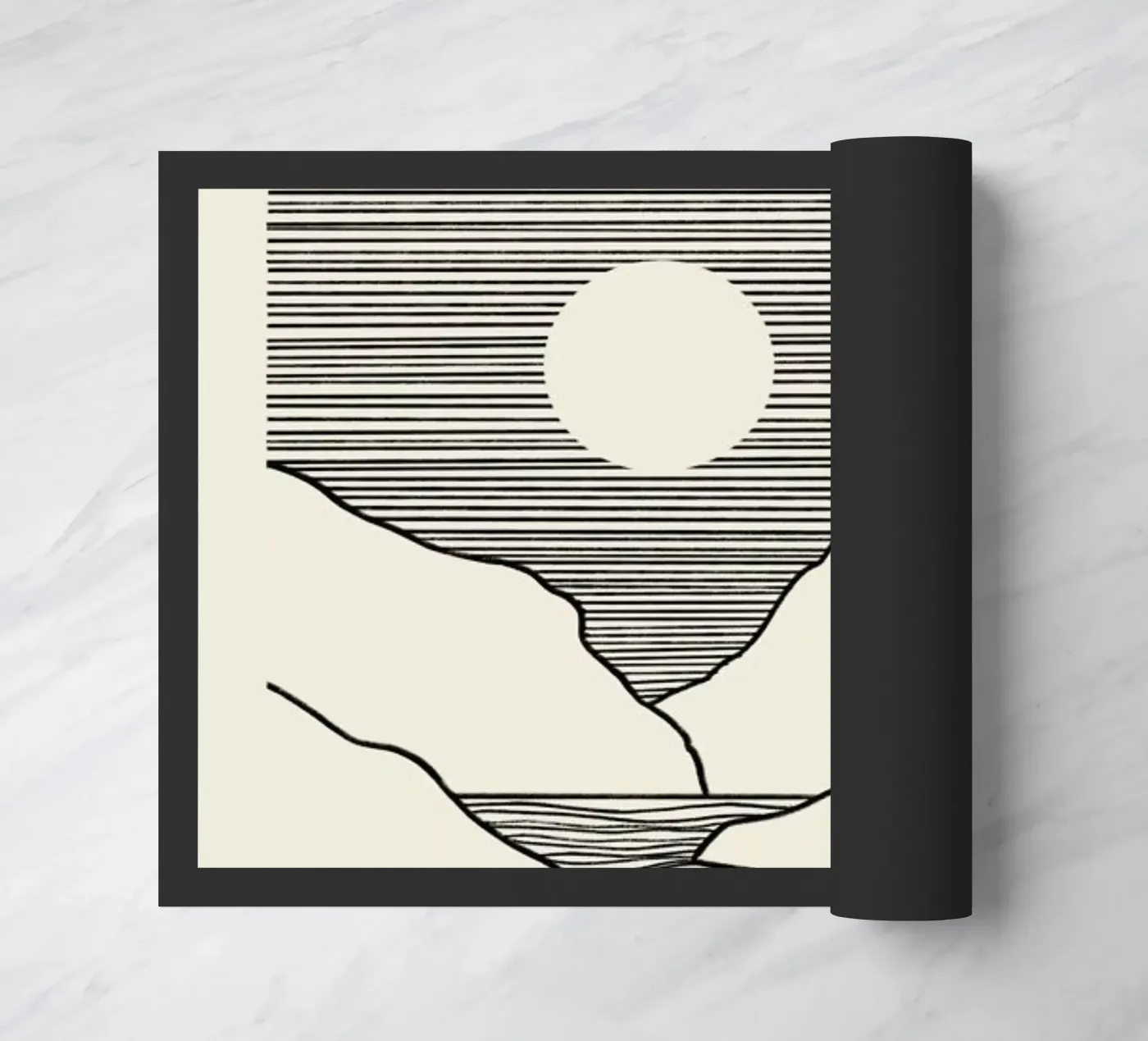 Mountain River deurmat van Graphite