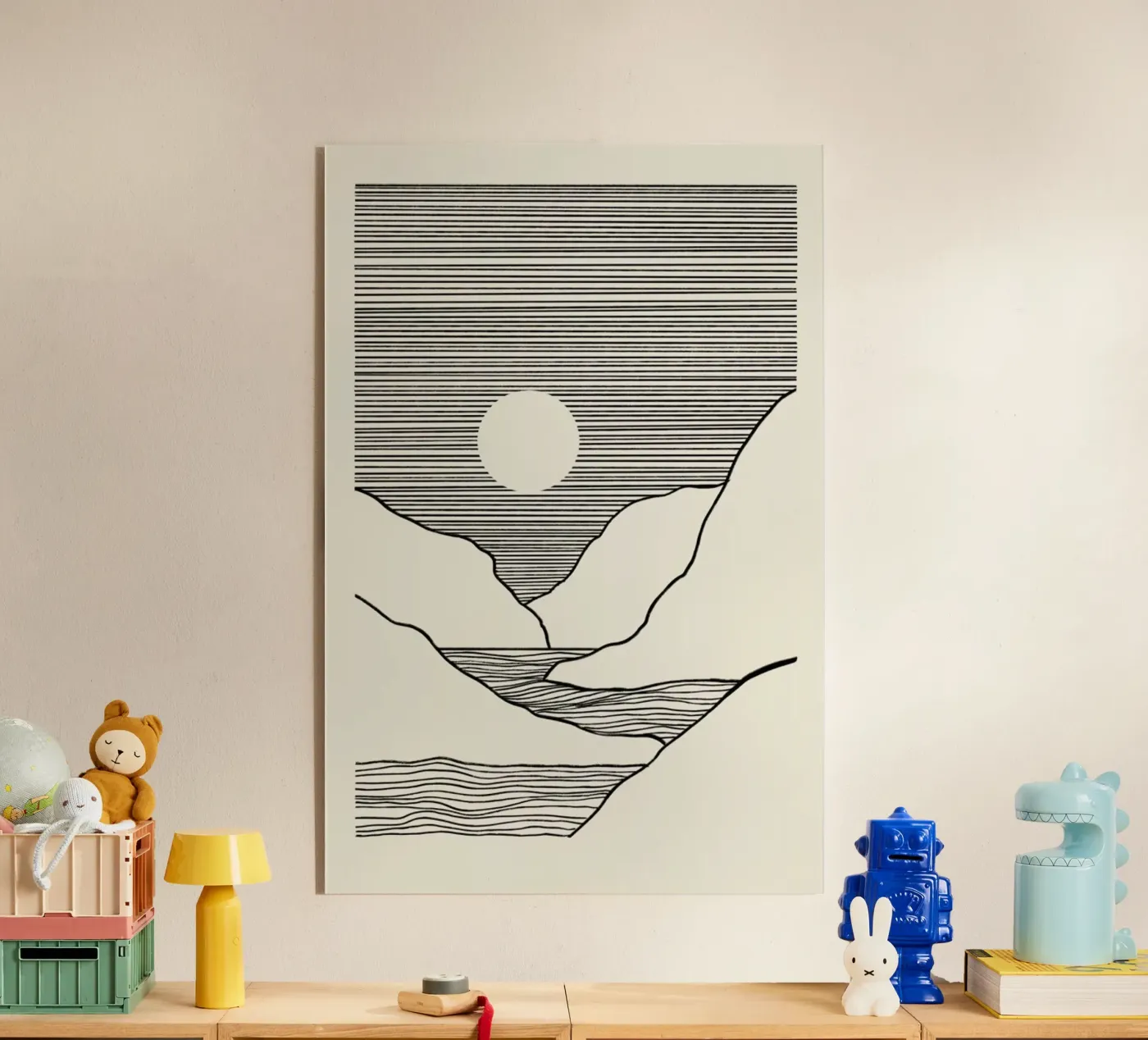 Mountain River Acryl-Glas von Graphite