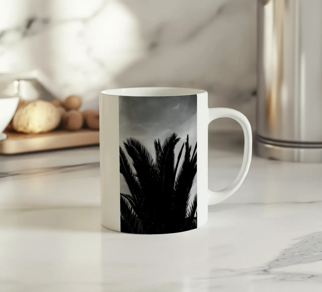 Soft Palms tazza in ceramica da Sebastian Hilgetag