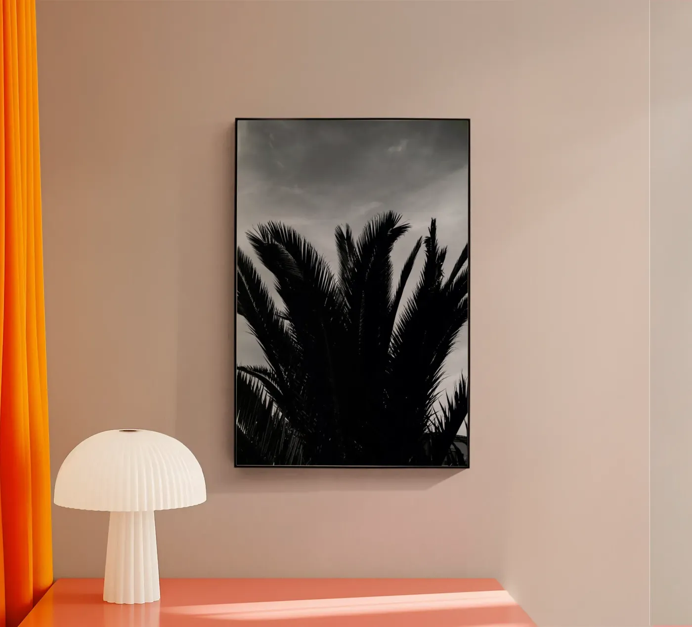 Soft Palms Acryl-Glas von Sebastian Hilgetag