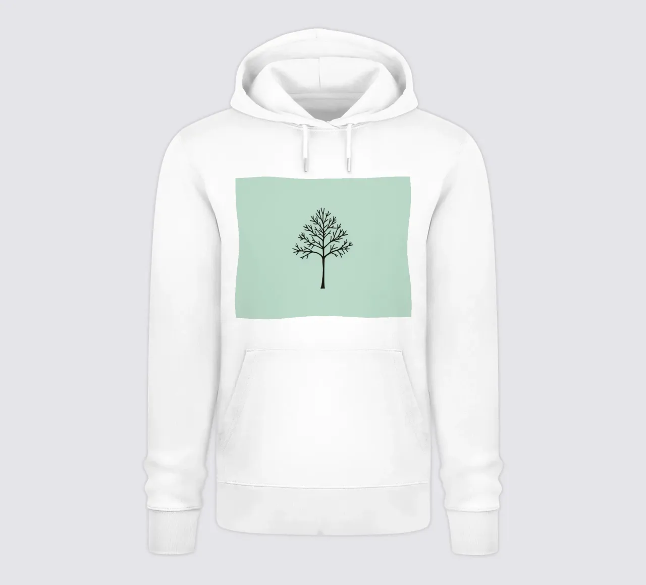 Arbre au design minimaliste avec des motifs de branches complexes sweat à capuche de DesignDoodle
