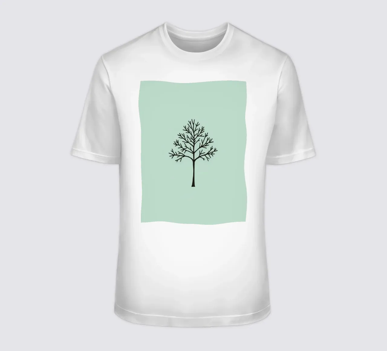 Minimalist tree design with intricate branch patterns t-shirt by DesignDoodle