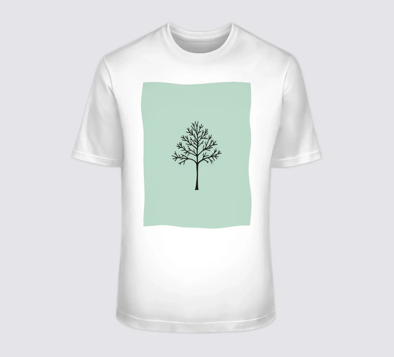 Minimalist tree design with intricate branch patterns t-shirt by DesignDoodle