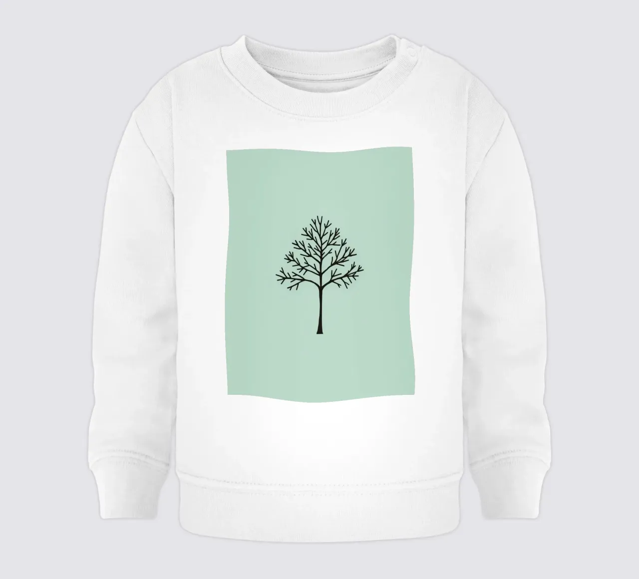 Arbre au design minimaliste avec des motifs de branches complexes sweat pour bébé de DesignDoodle