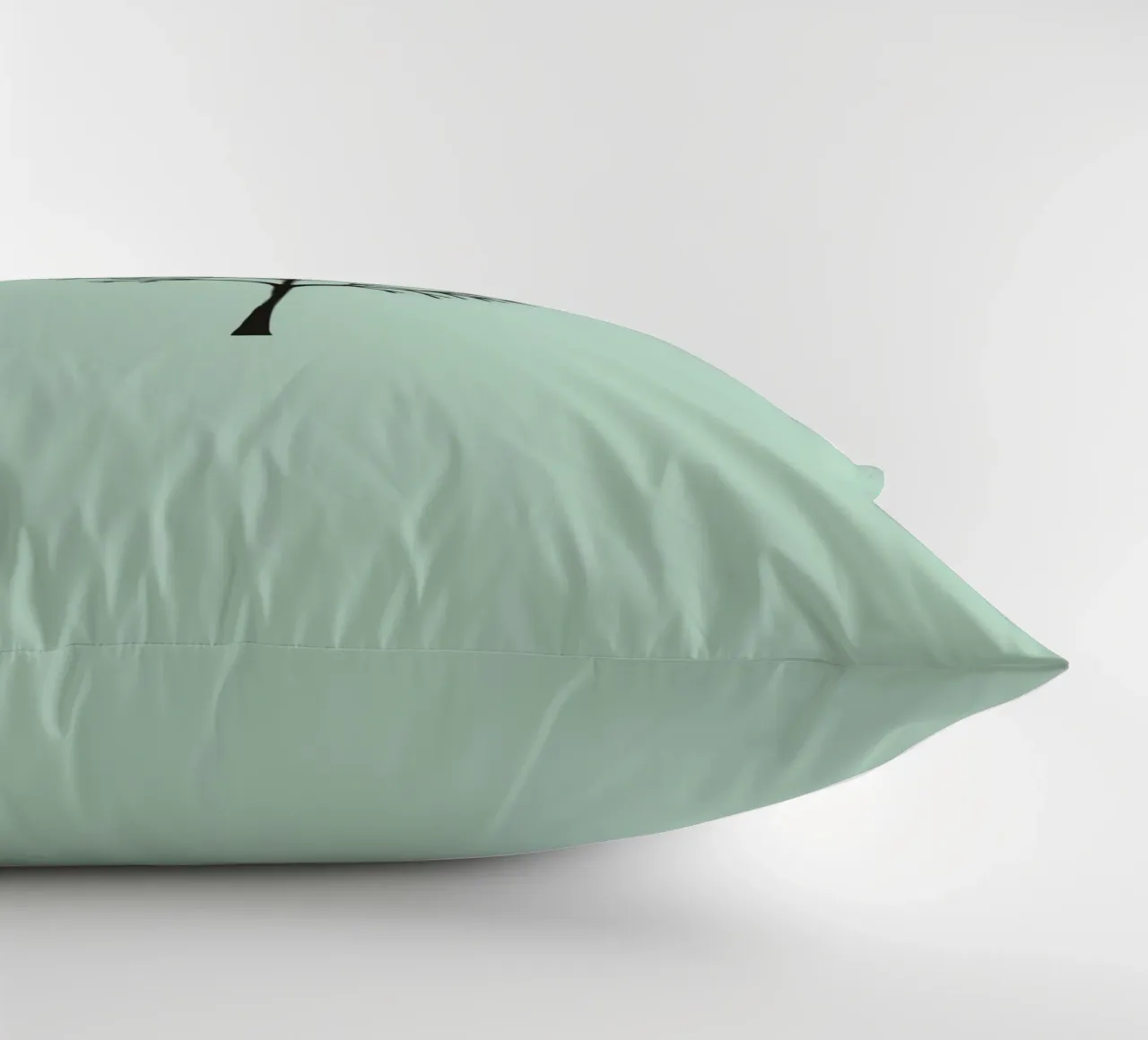 Minimalist tree design with intricate branch patterns decorative cushion by DesignDoodle