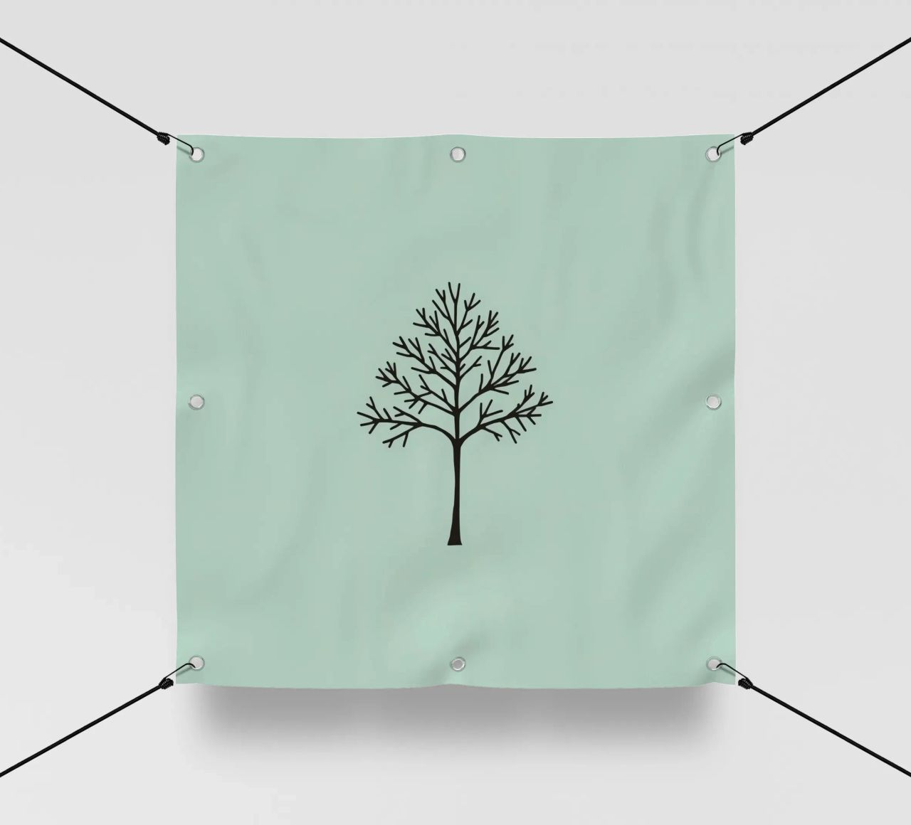 Minimalist tree design with intricate branch patterns pvc cover by DesignDoodle