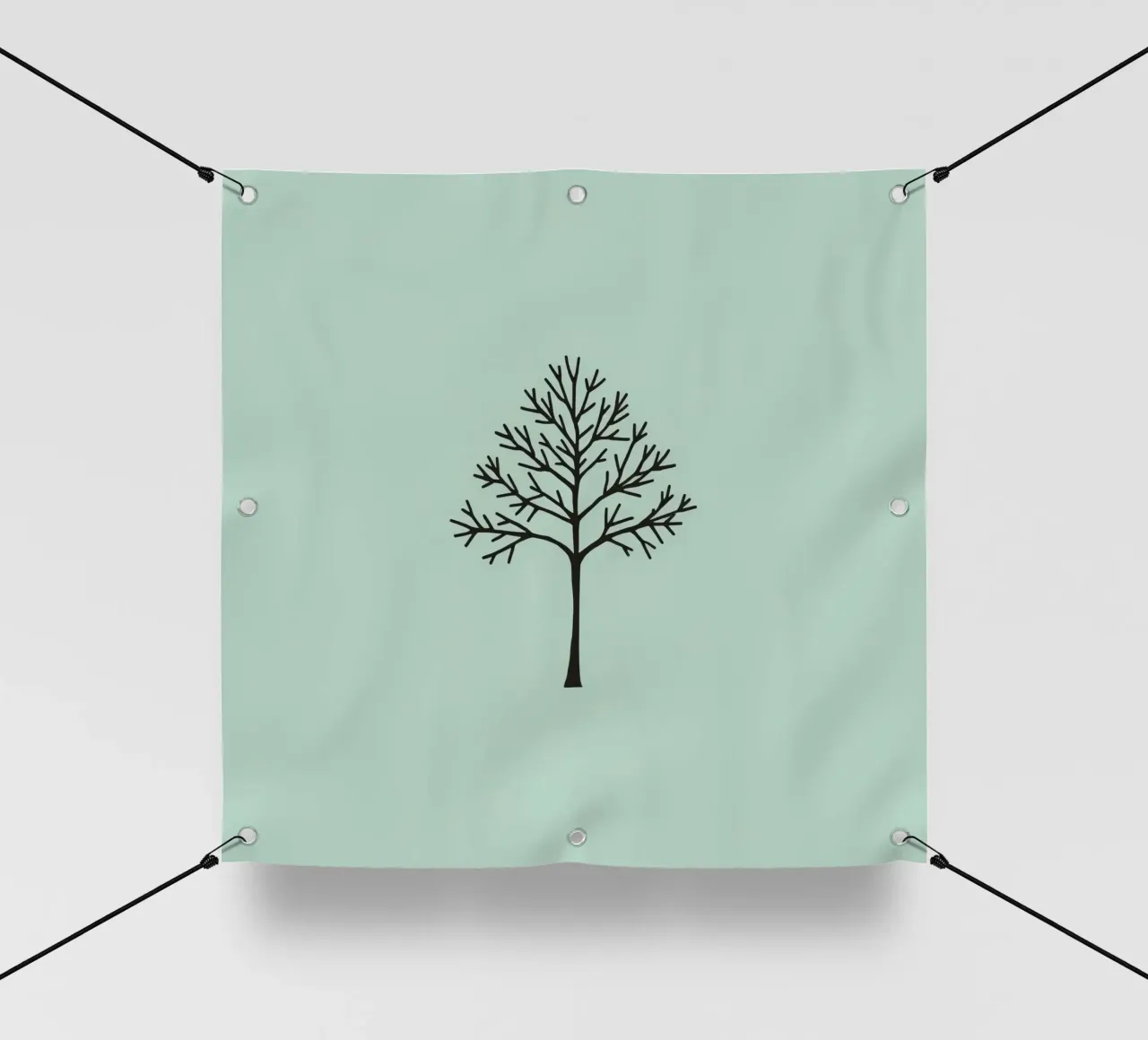Minimalist tree design with intricate branch patterns pvc cover by DesignDoodle