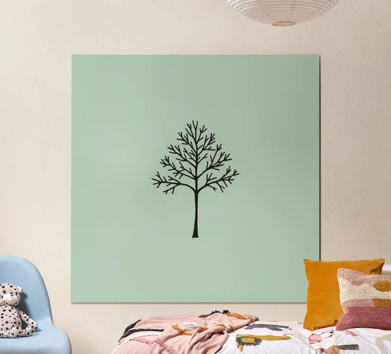 Minimalist tree design with intricate branch patterns hahnemühle by DesignDoodle