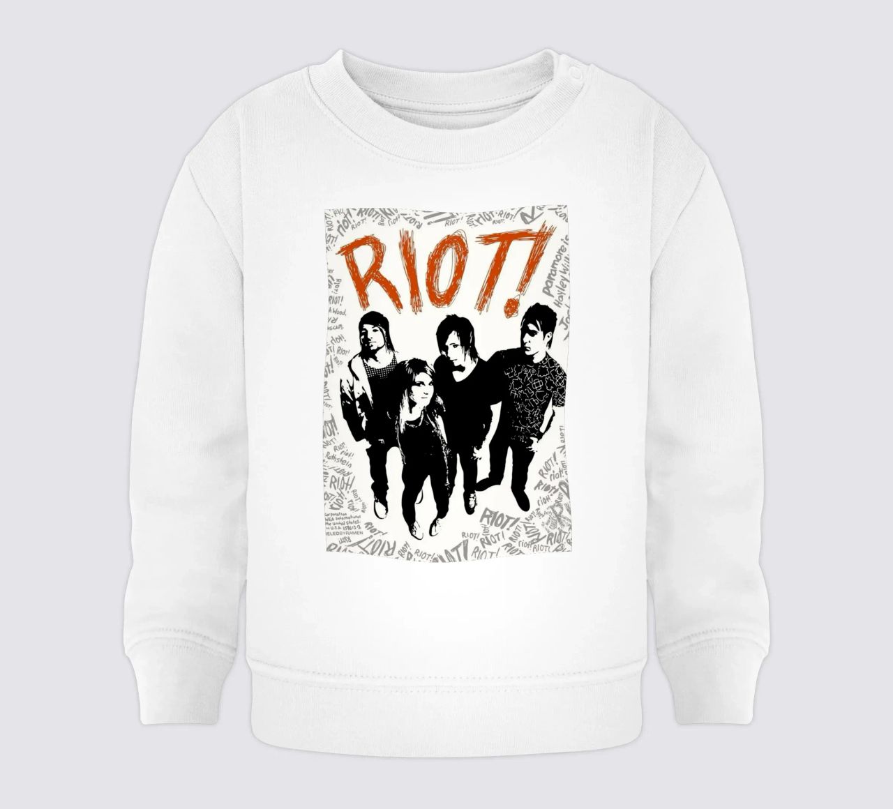 Rivolta dei Paramore! felpa neonato da ariscepmex