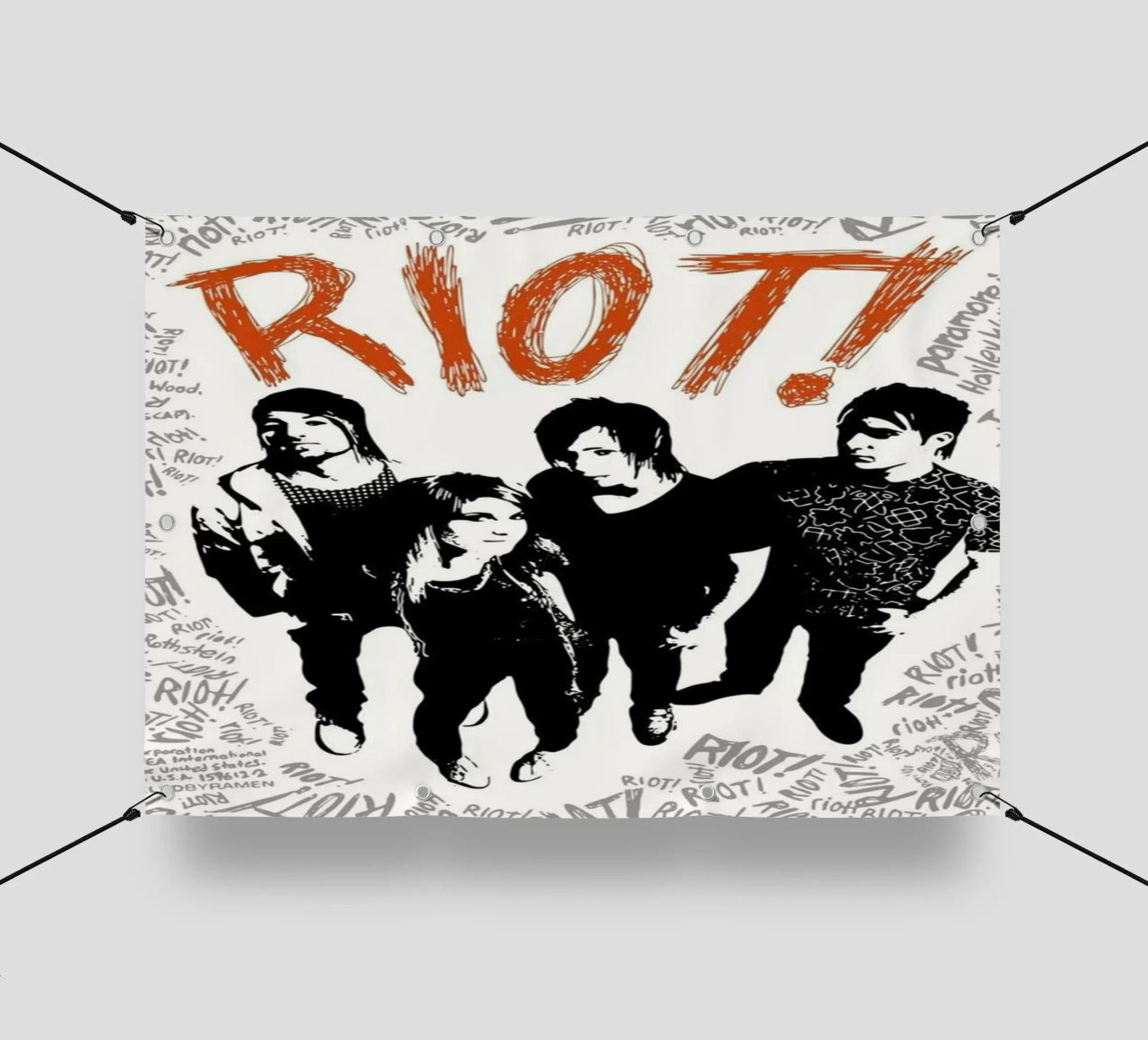 Rivolta dei Paramore! telo in pvc da ariscepmex