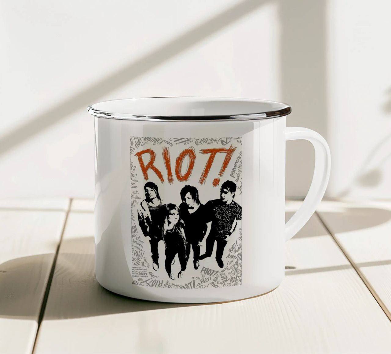Rivolta dei Paramore! tazza in smalto da ariscepmex