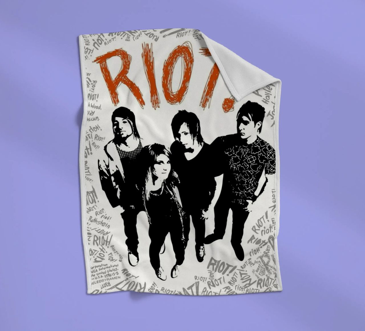 Rivolta dei Paramore! coperta in pile da ariscepmex