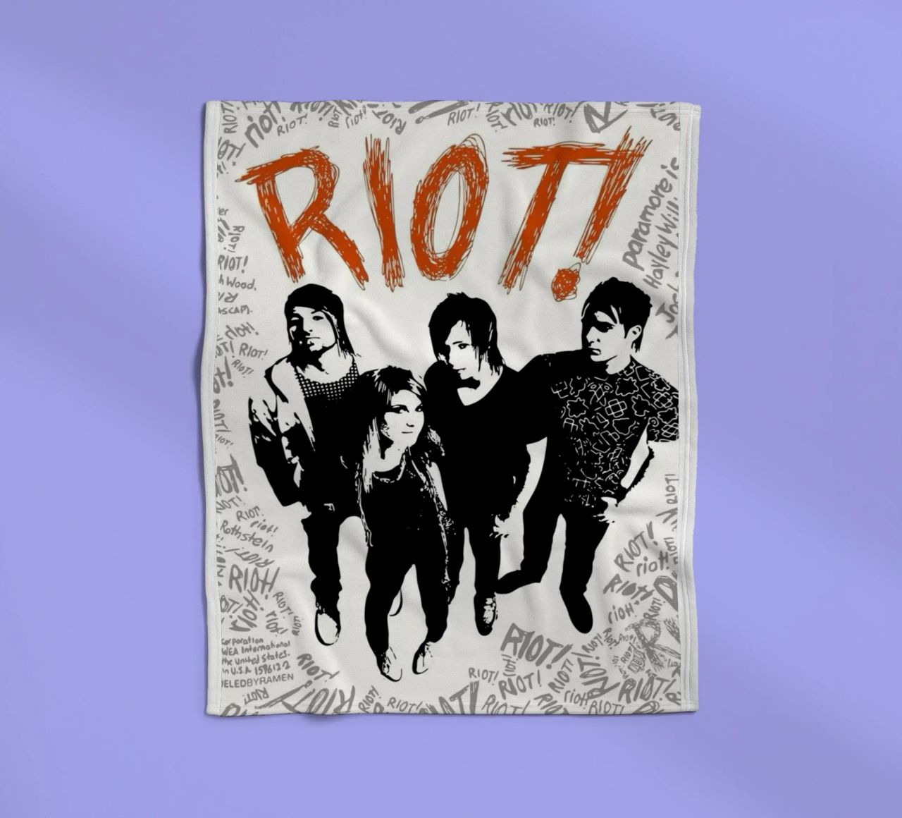 Rivolta dei Paramore! coperta in pile da ariscepmex