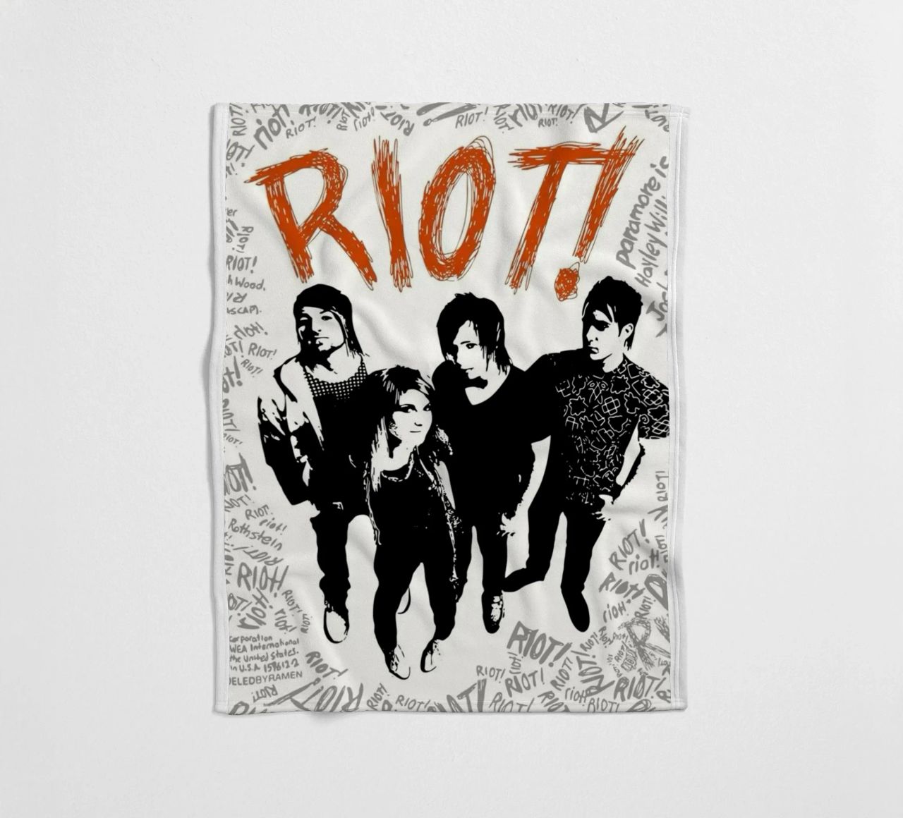 Rivolta dei Paramore! coperta in pile da ariscepmex