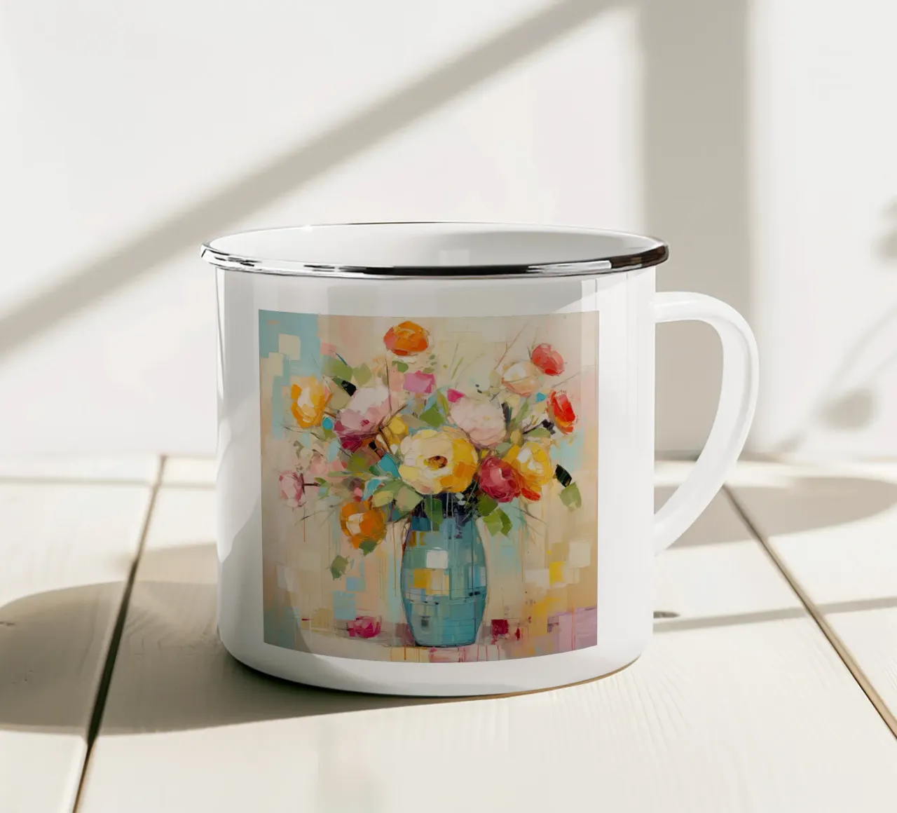 Arte da parete di Imagine tazza in smalto da Imagine