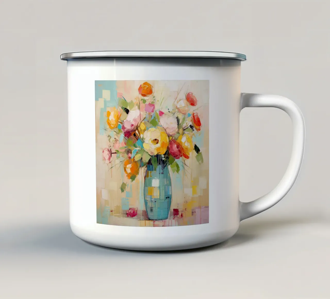 Arte da parete di Imagine tazza in smalto da Imagine