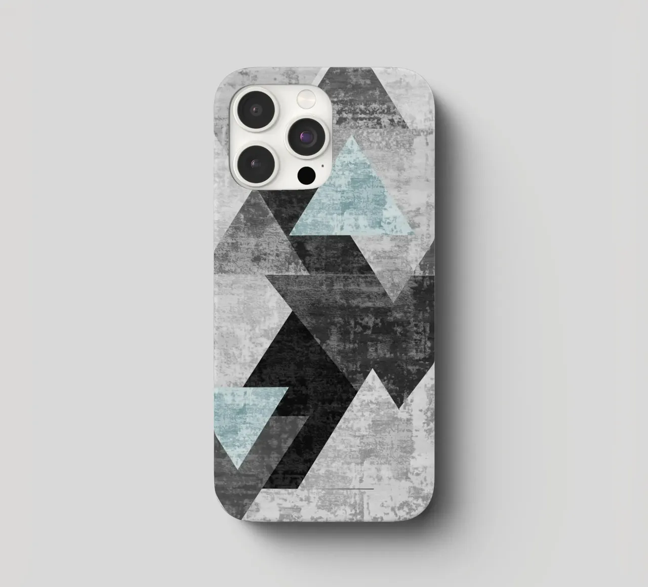 abstract geometric overlapping triangles cover iphone da vintageshop
