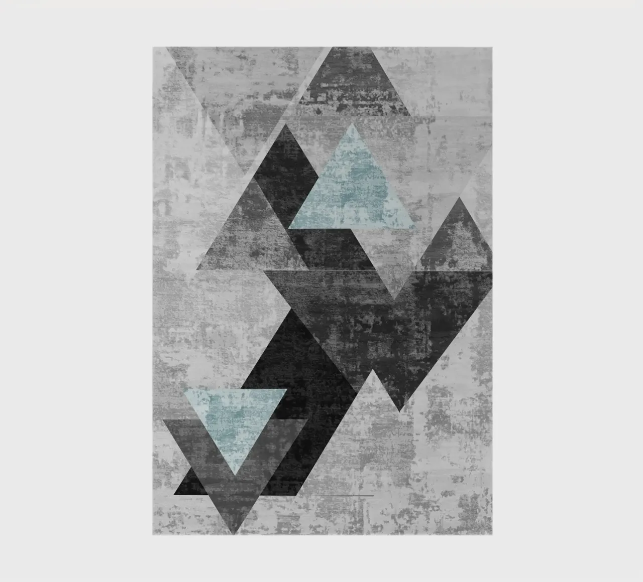abstract geometric overlapping triangles notebook by vintageshop
