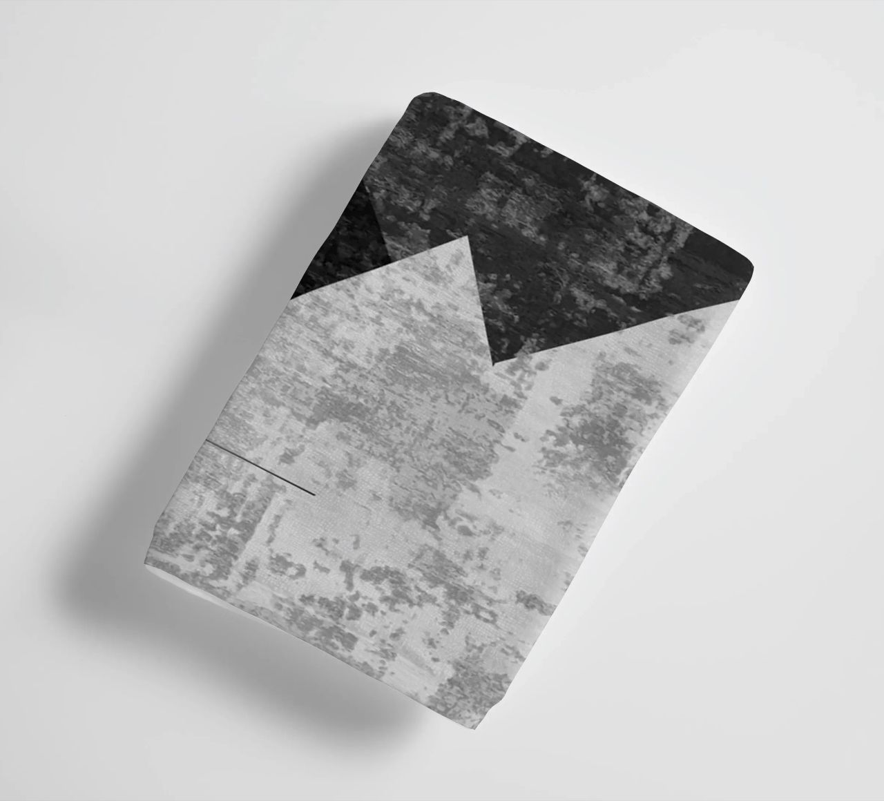 abstract geometric overlapping triangles serviette de bain de vintageshop