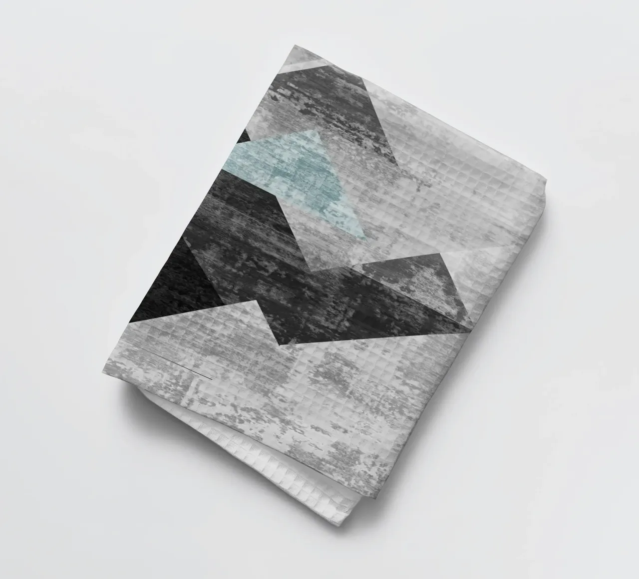abstract geometric overlapping triangles canovaccio da cucina da vintageshop