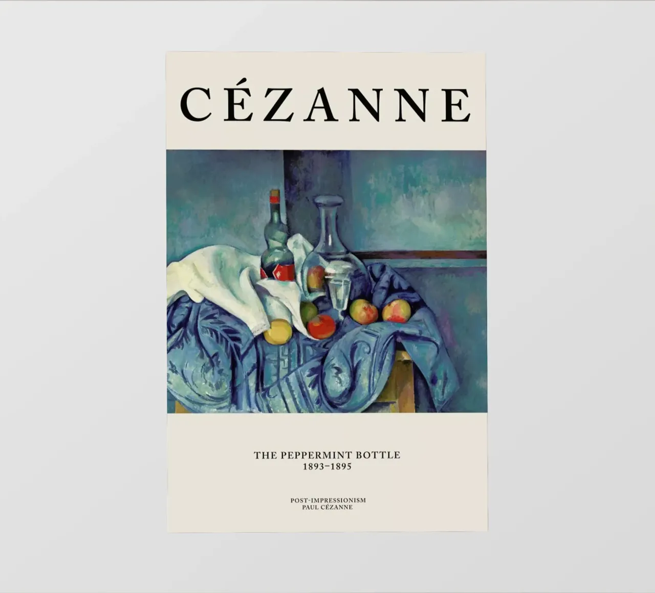 Cézanne - The Peppermint Bottle pellicola backlit da Vintage by JUNIQE