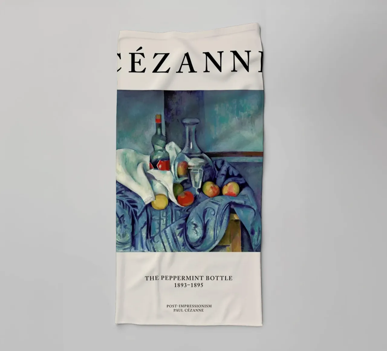 Cézanne - The Peppermint Bottle asciugamano da bagno da Vintage by JUNIQE
