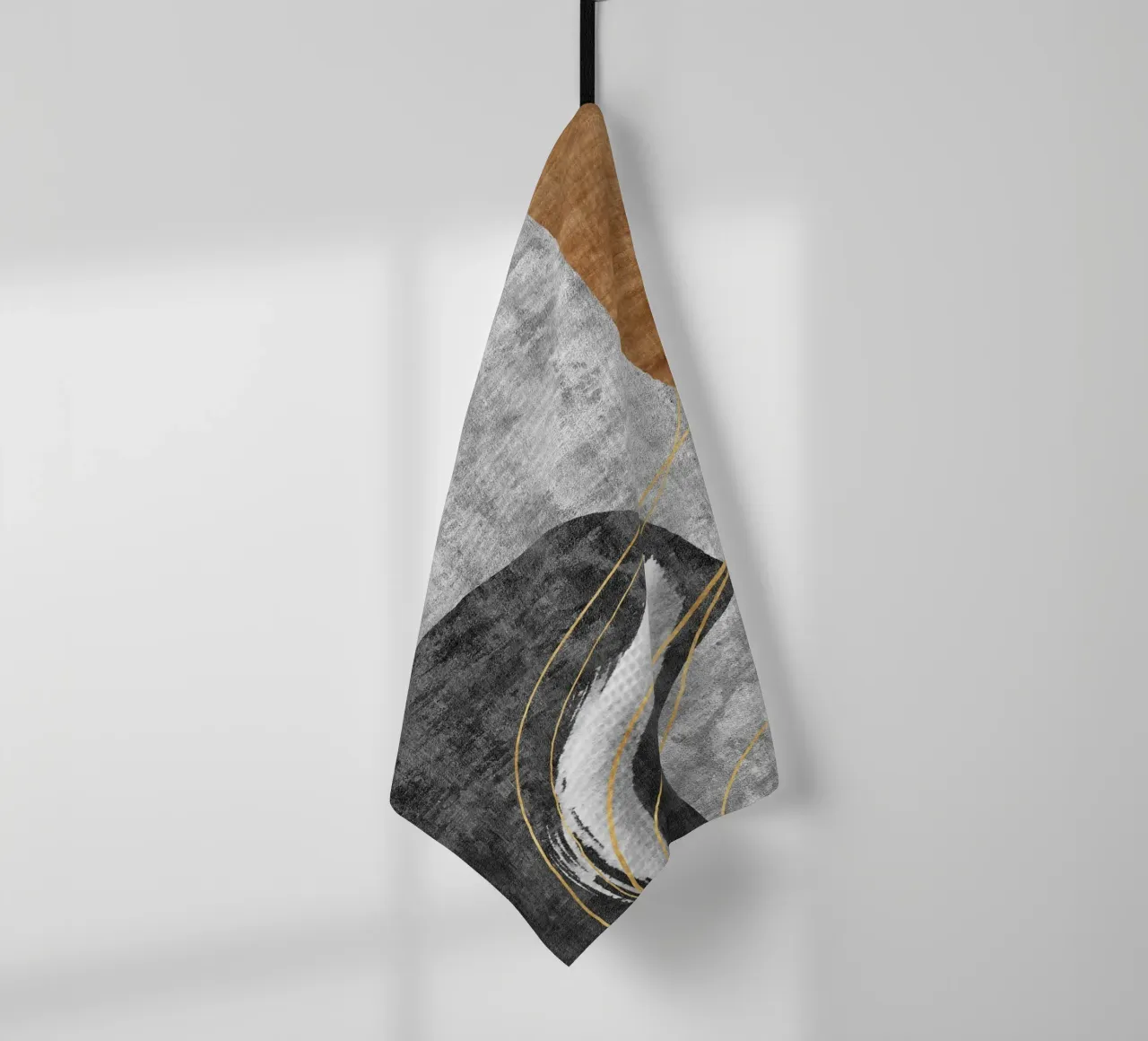 organic abstract shapes torchon de vintageshop