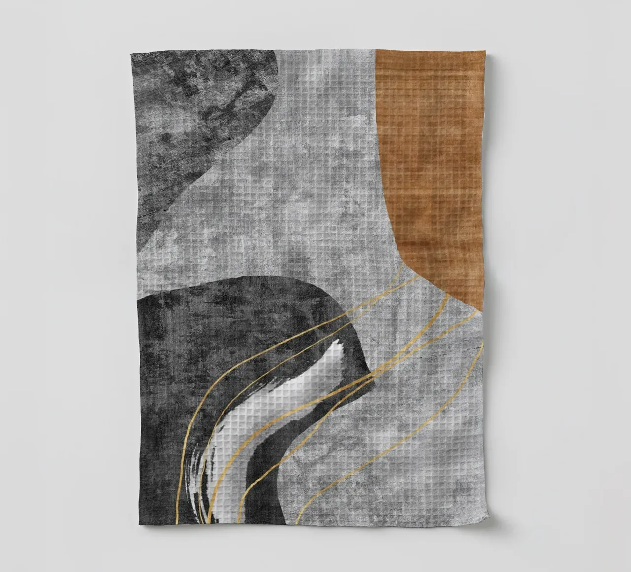 organic abstract shapes torchon de vintageshop
