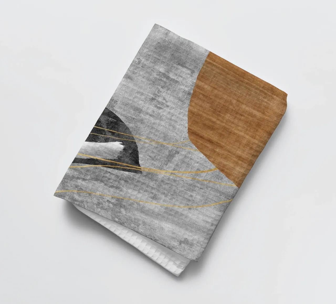 organic abstract shapes torchon de vintageshop