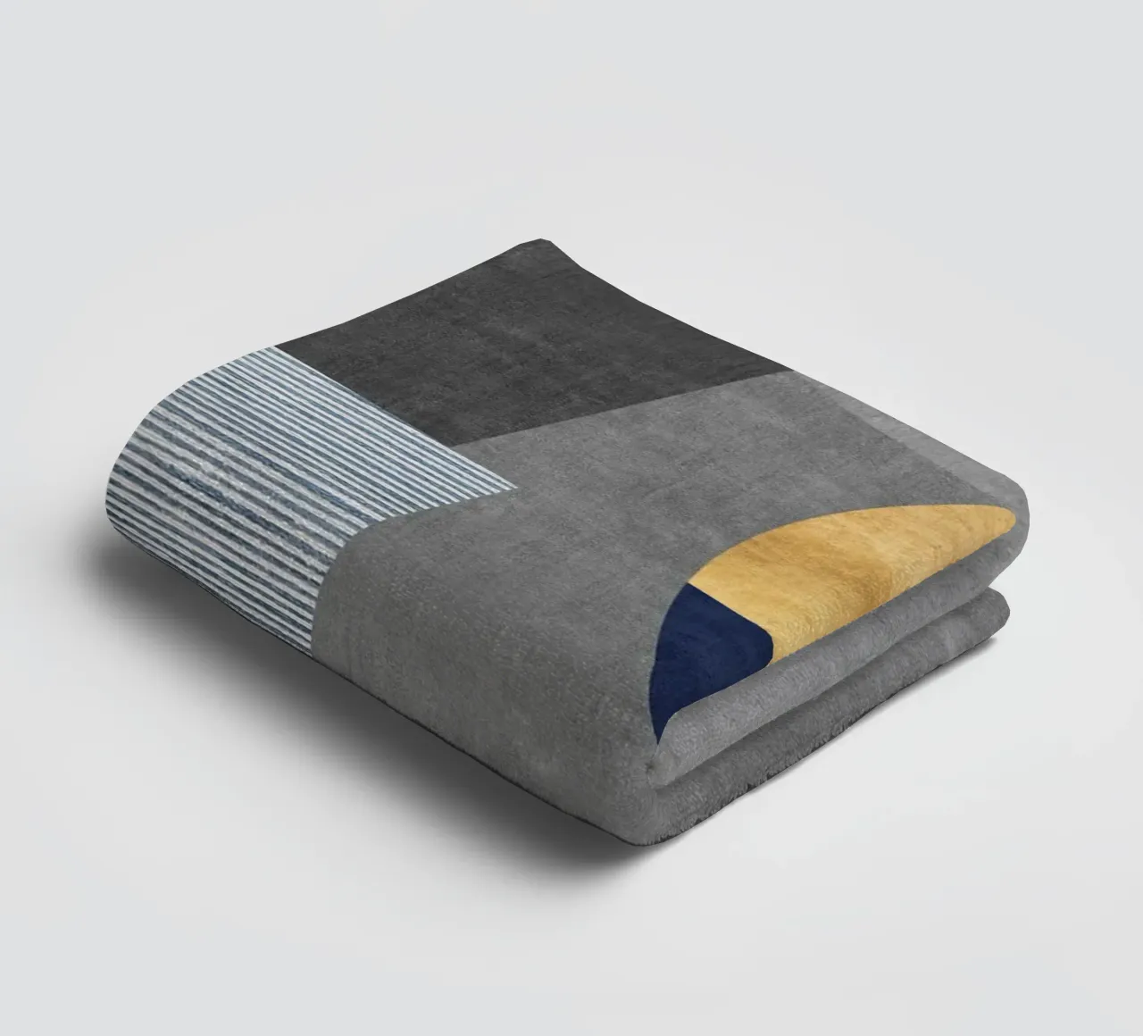 abstract golden half circle asciugamano da bagno da vintageshop