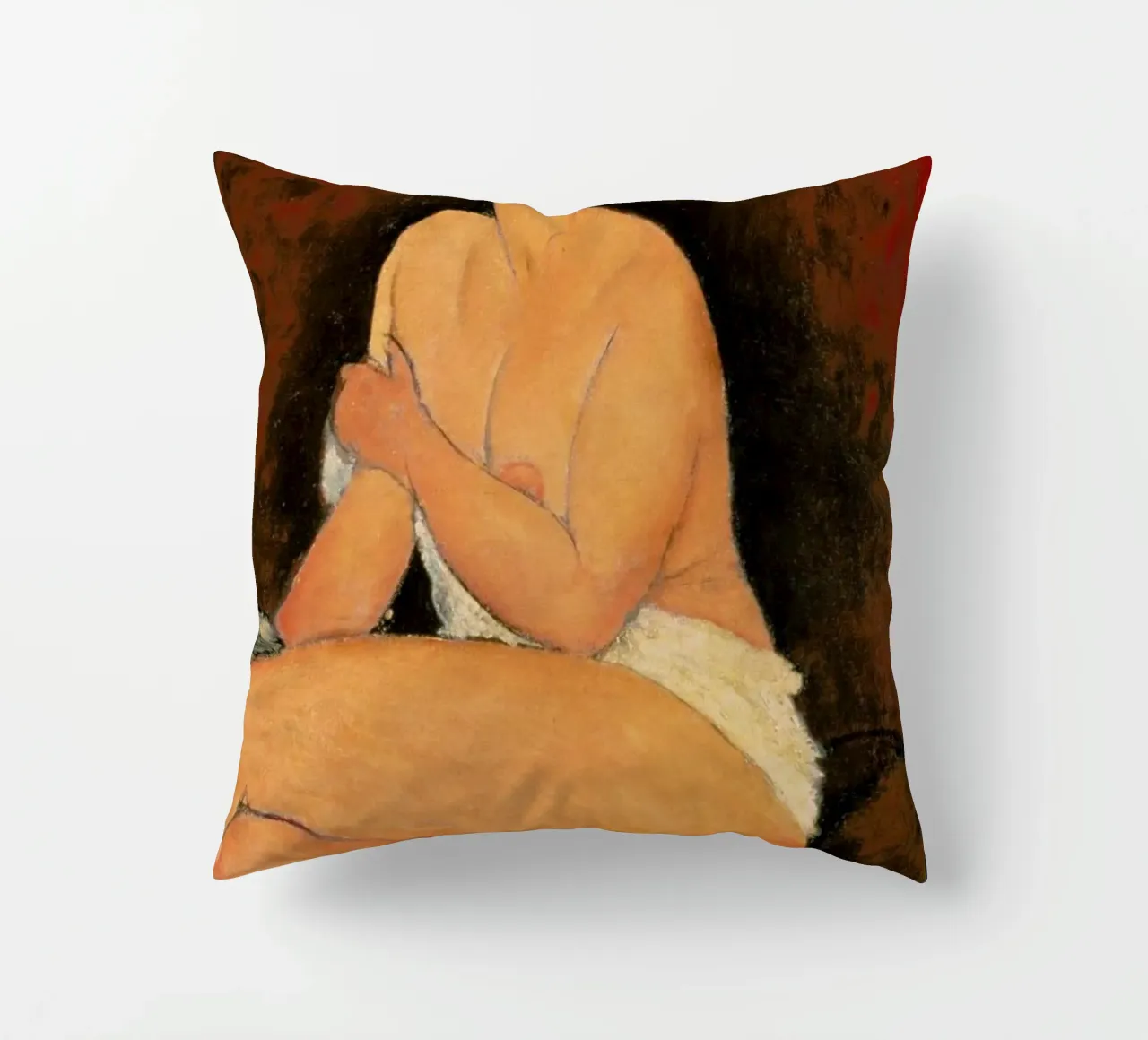 Modigliani - Nude Sitting on a Divan cuscino da ARTOTHEK