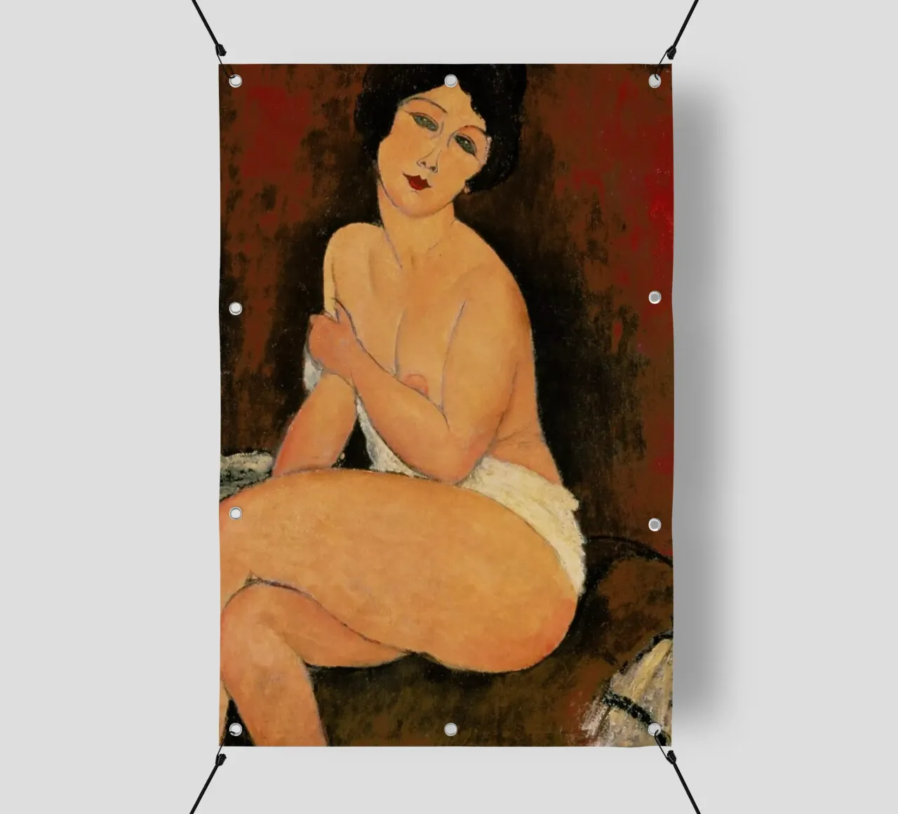 Modigliani - Nude Sitting on a Divan telo in pvc da ARTOTHEK
