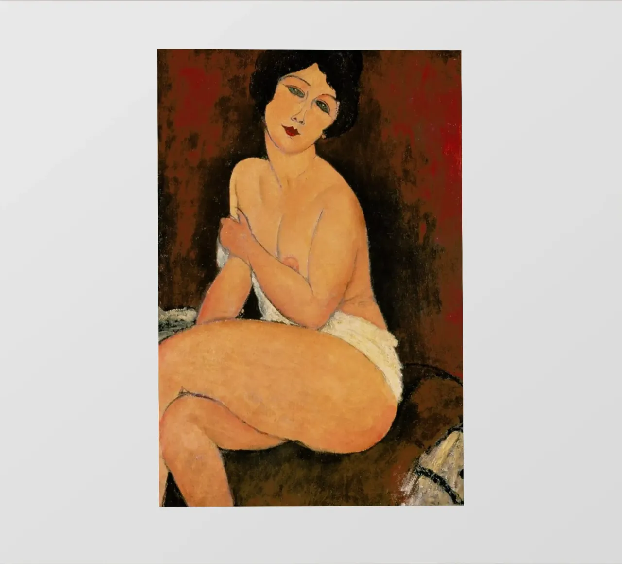 Modigliani - Nude Sitting on a Divan telo in pvc da ARTOTHEK