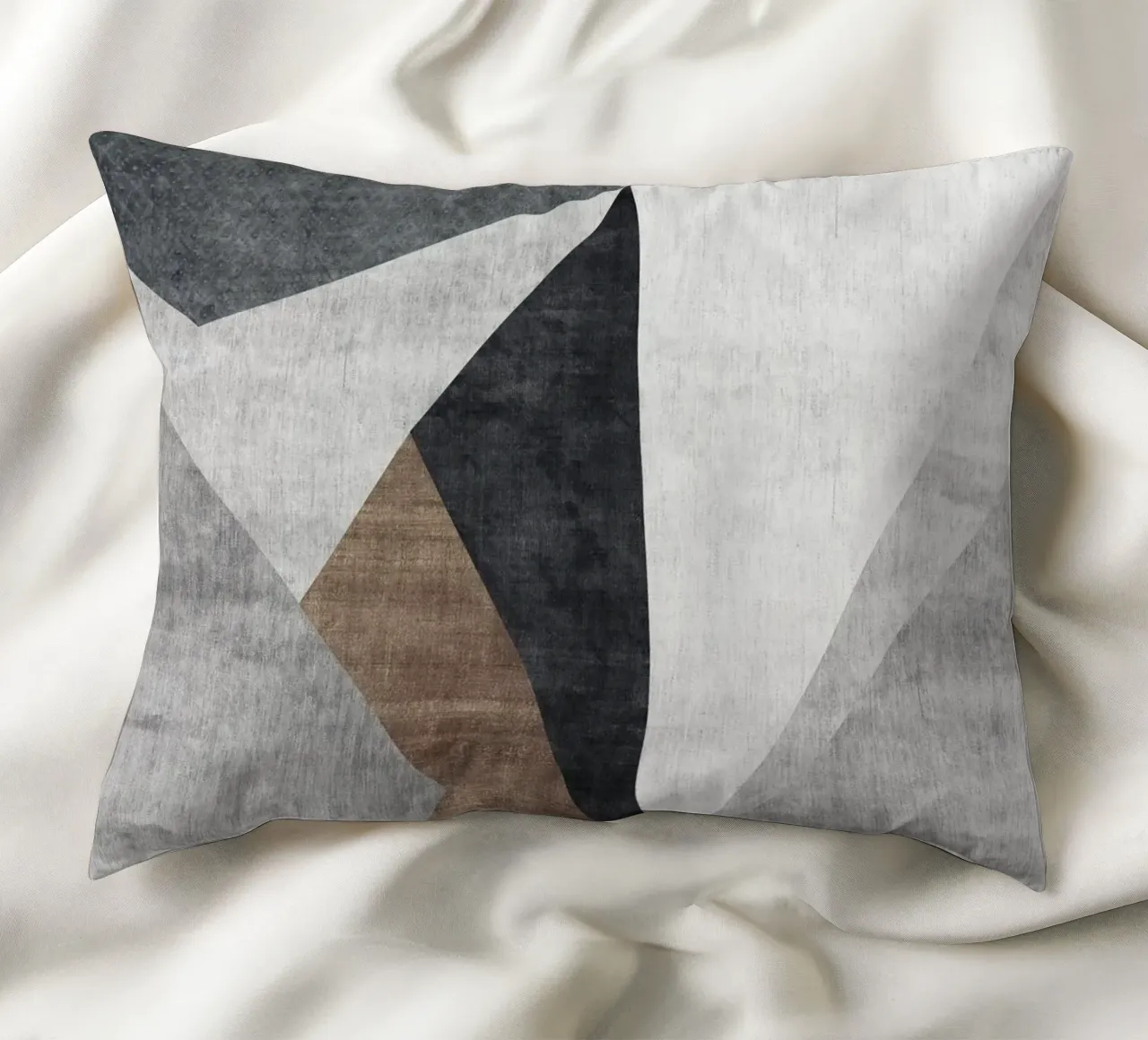 abstract geometric shapes cuscino da vintageshop