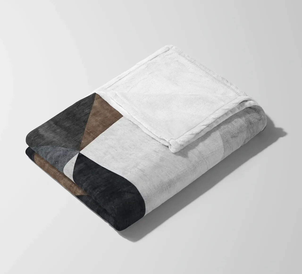 abstract geometric shapes coperta in pile da vintageshop