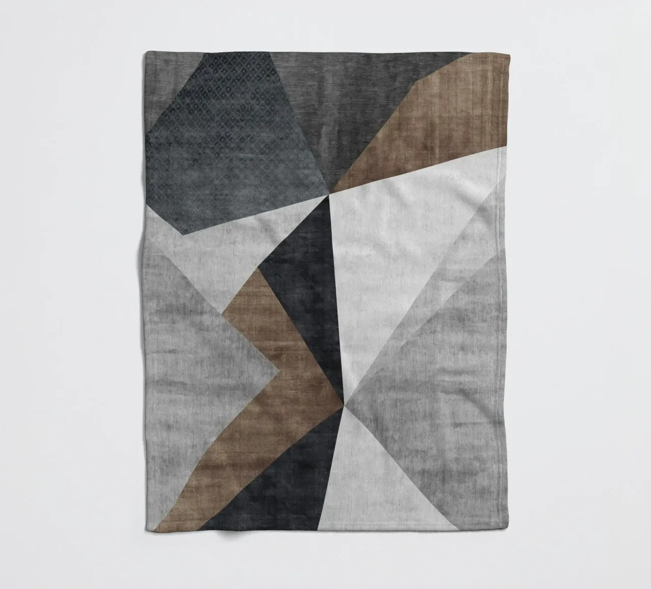 abstract geometric shapes coperta in pile da vintageshop